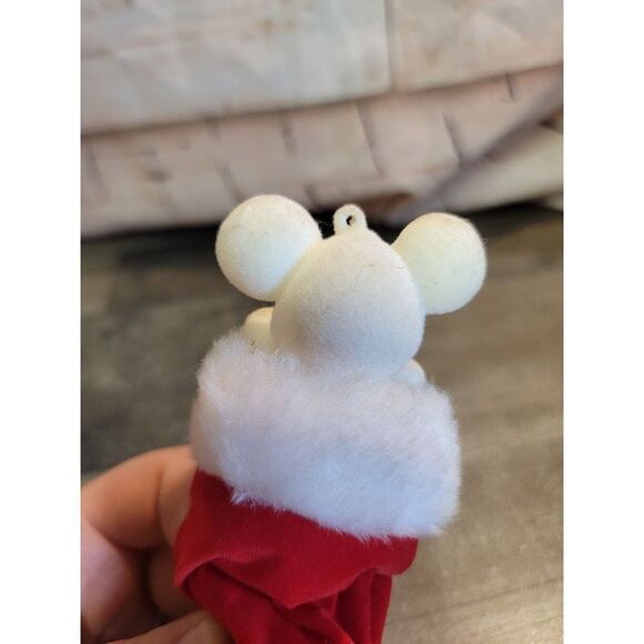 Santa hat mistletoe happy Mouse mice ornament Xmas decor - Picture 8 of 8